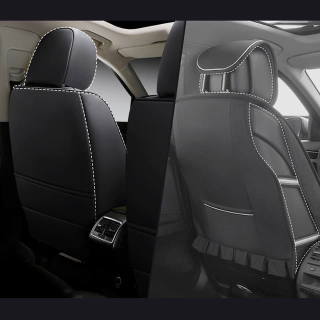 Autostoelhoezen voor Fiat Fullback | Set van 2 | Hoogwaardig Kunstleer (Skai) | CLS900 Serie 5