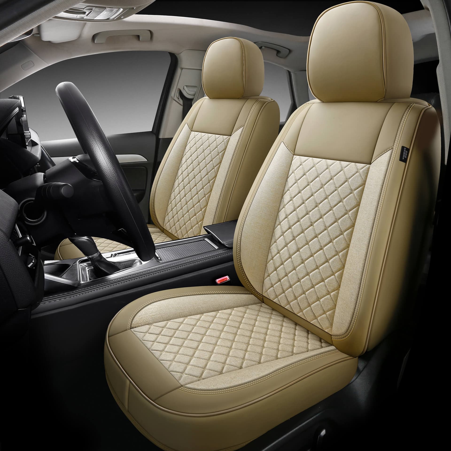 Autostoelhoezen voor Isuzu D-Max 1 | Set van 2 | Hoogwaardig Kunstleer (Skai) | CLS900 Serie 14