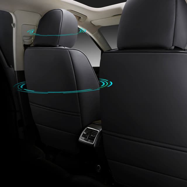 Autostoelhoezen voor Land Rover Range Rover Evoque 1 | Set van 2 | Hoogwaardig Kunstleer (Skai) | CLS900 Serie 8