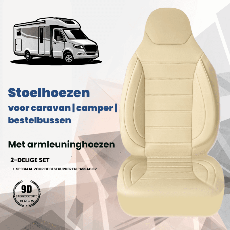 Camper stoelhoezen voor Fiat Ducato Serie 8 | Met armleuning hoezen | Set van 2 | CBS Serie 5