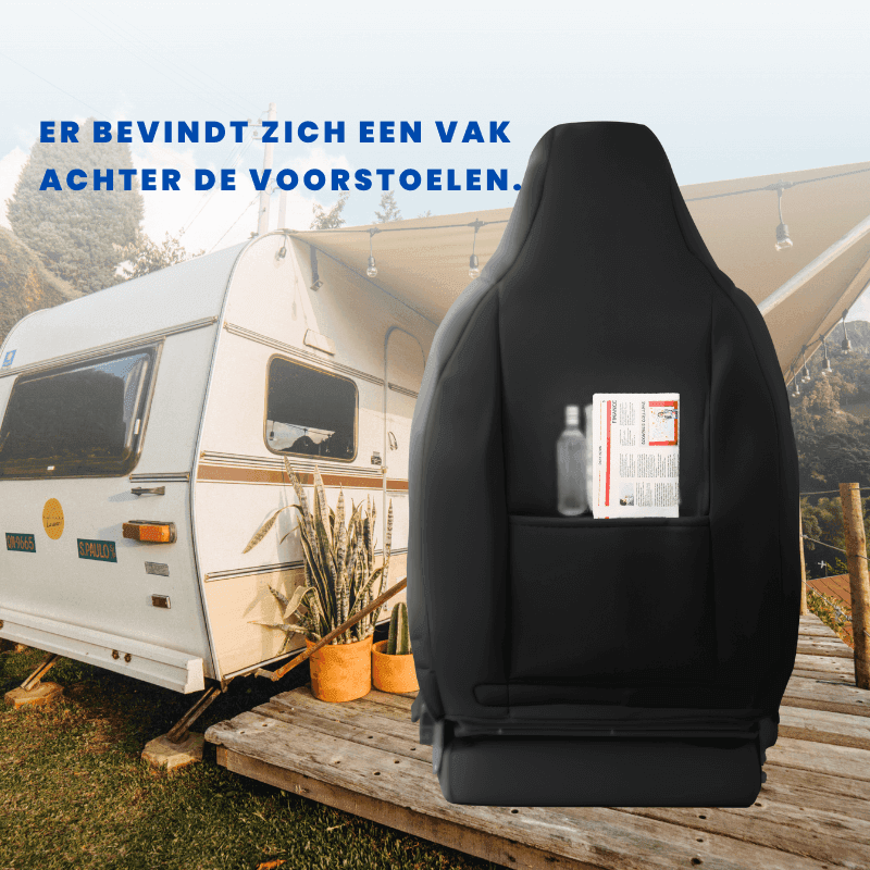 Camper stoelhoezen voor Fiat Ducato X250 | Met armleuning hoezen | Set van 2 | CBS Serie 9