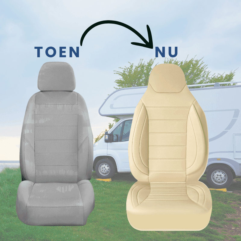 Camper stoelhoezen voor Citroën Jumper | Met armleuning hoezen | Set van 2 | CBS Serie 11
