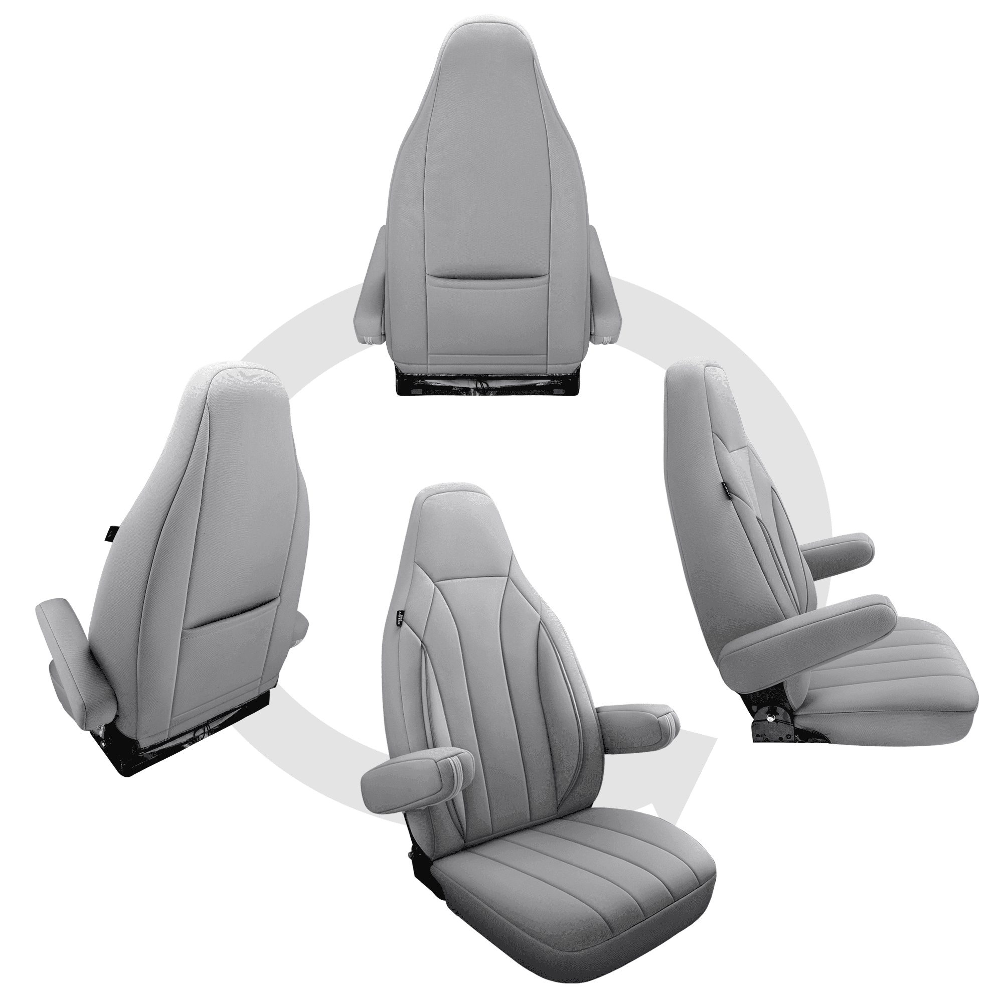 Camper stoelhoezen voor Adria Supersonic | Met armleuning hoezen | Set van 2 | CIM2 Serie