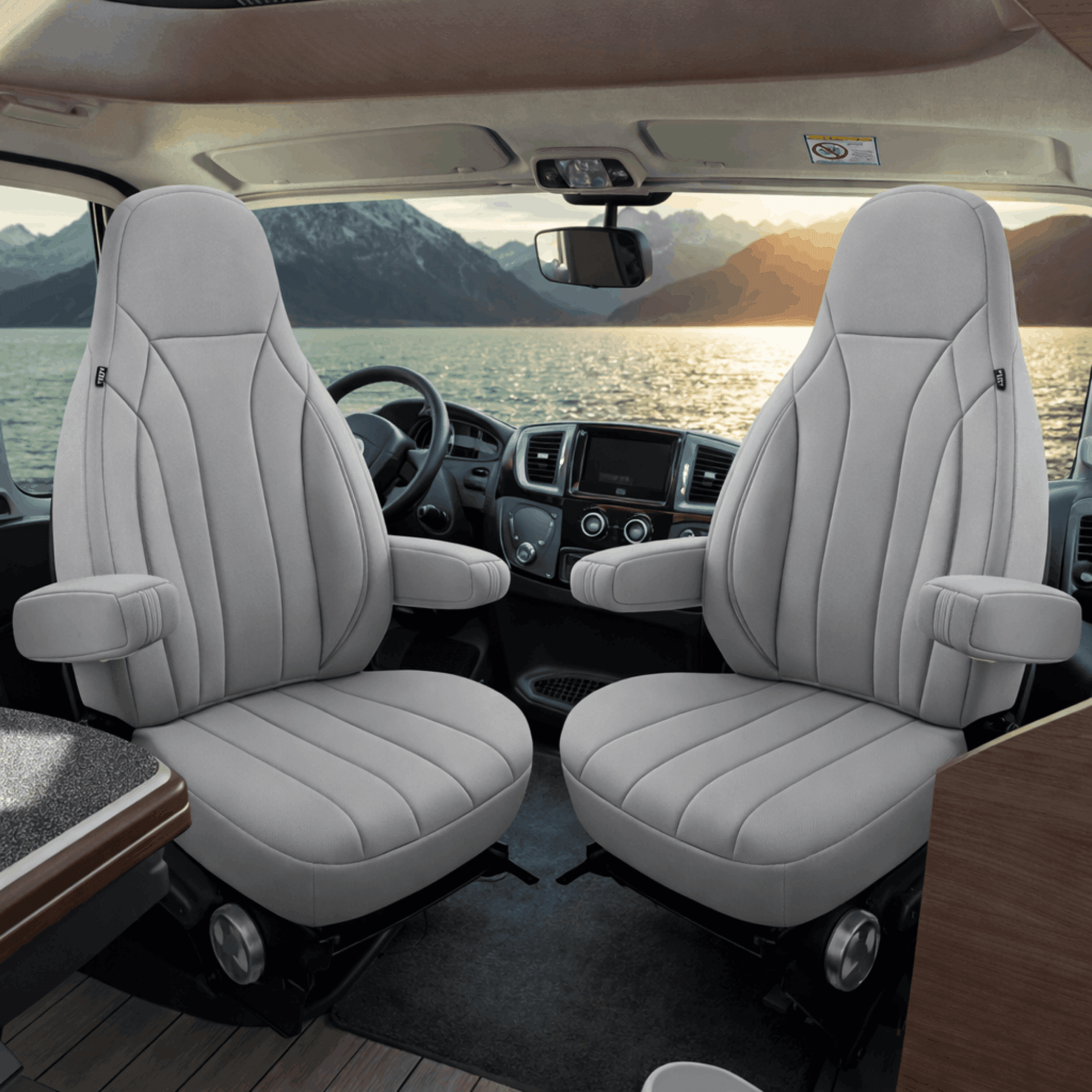 Camper stoelhoezen voor Font Vendome Horizon | Met armleuning hoezen | Set van 2 | CIM2 Serie