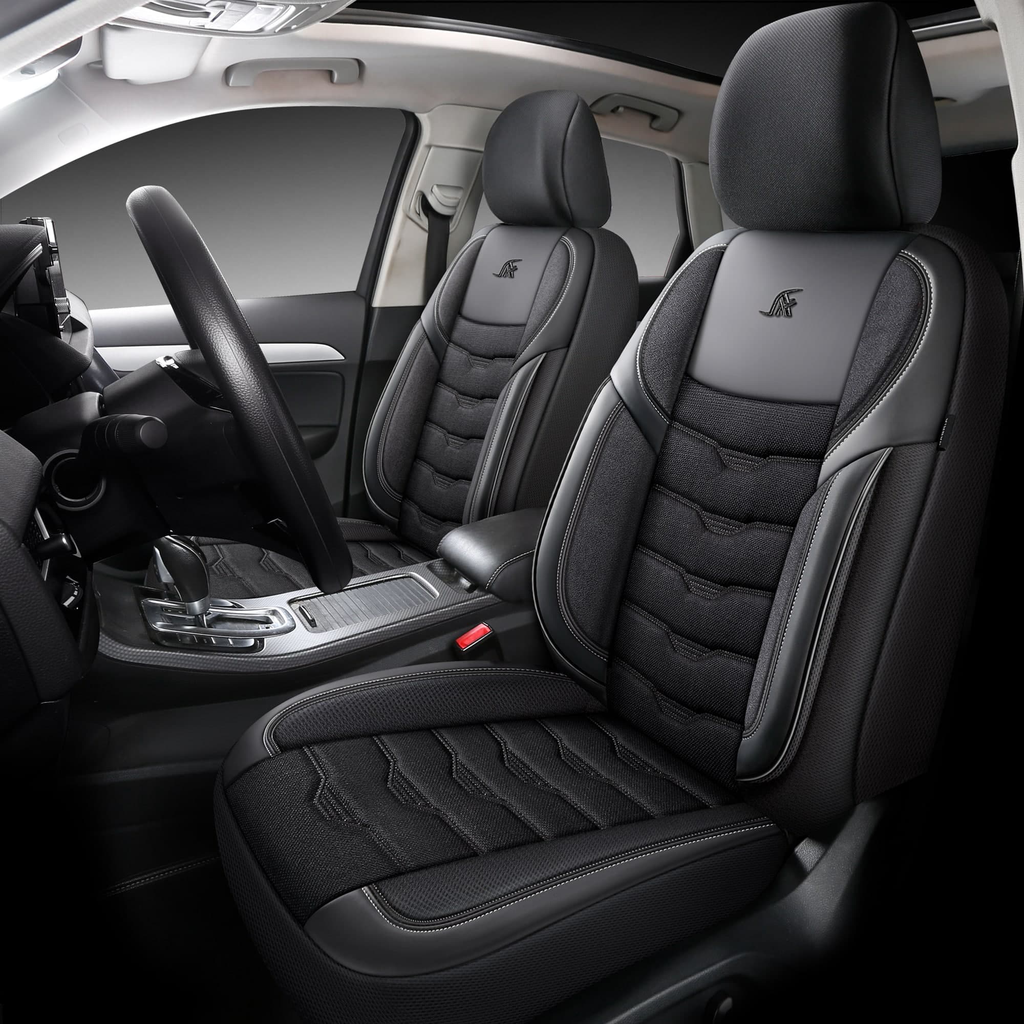 Autostoelhoezen voor Audi A3 8L | Complete set of voorstoelen set | AID Serie 11