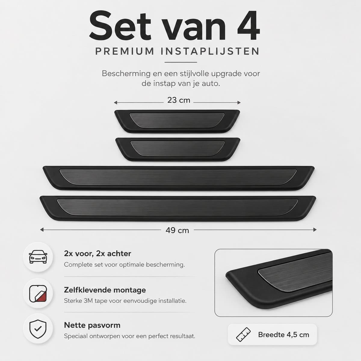 Instaplijsten voor de Renault Scenic 4 – set van 4 | S2 Serie 2