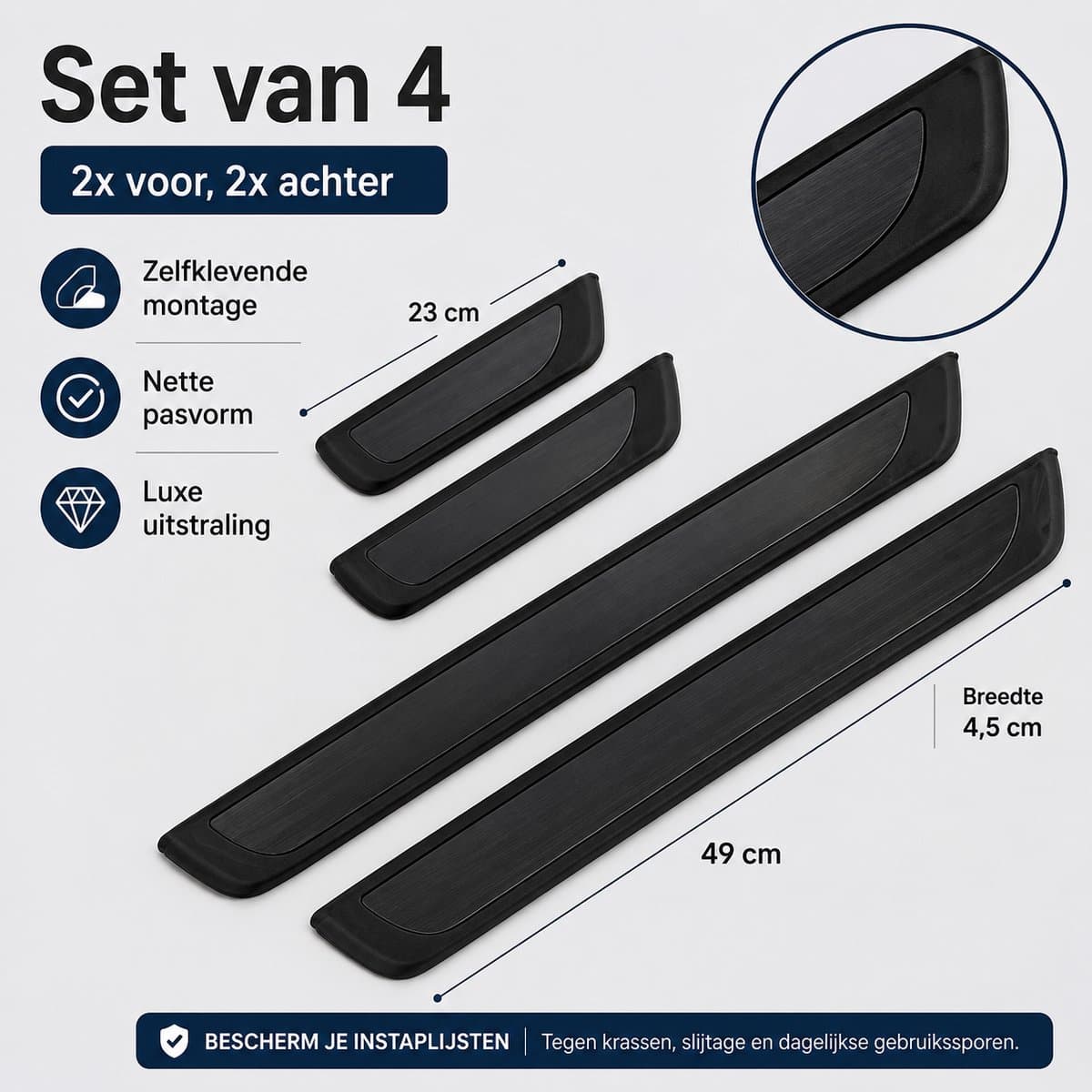 Instaplijsten voor de Renault Scenic 4 – set van 4 | S2 Serie 4