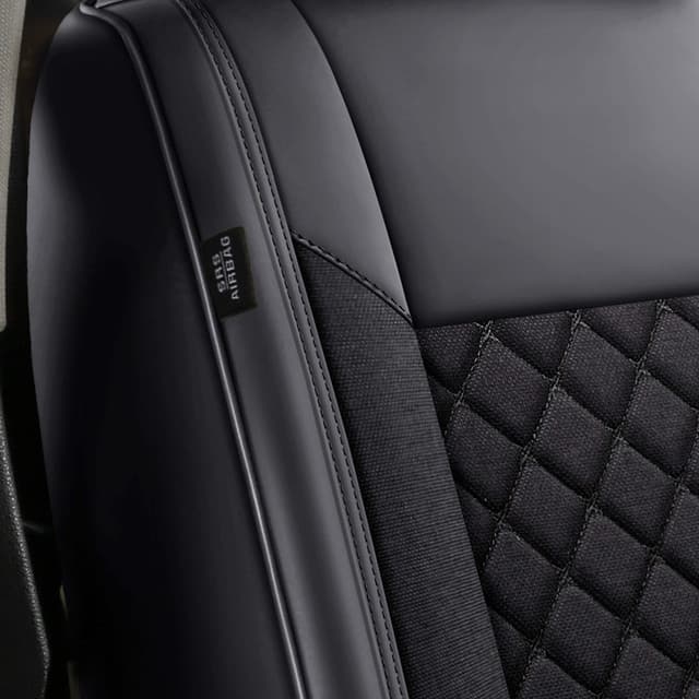 Autostoelhoezen voor Ford Fiesta MK 8 | Set van 2 | Hoogwaardig Kunstleer (Skai) | CLS900 Serie 6