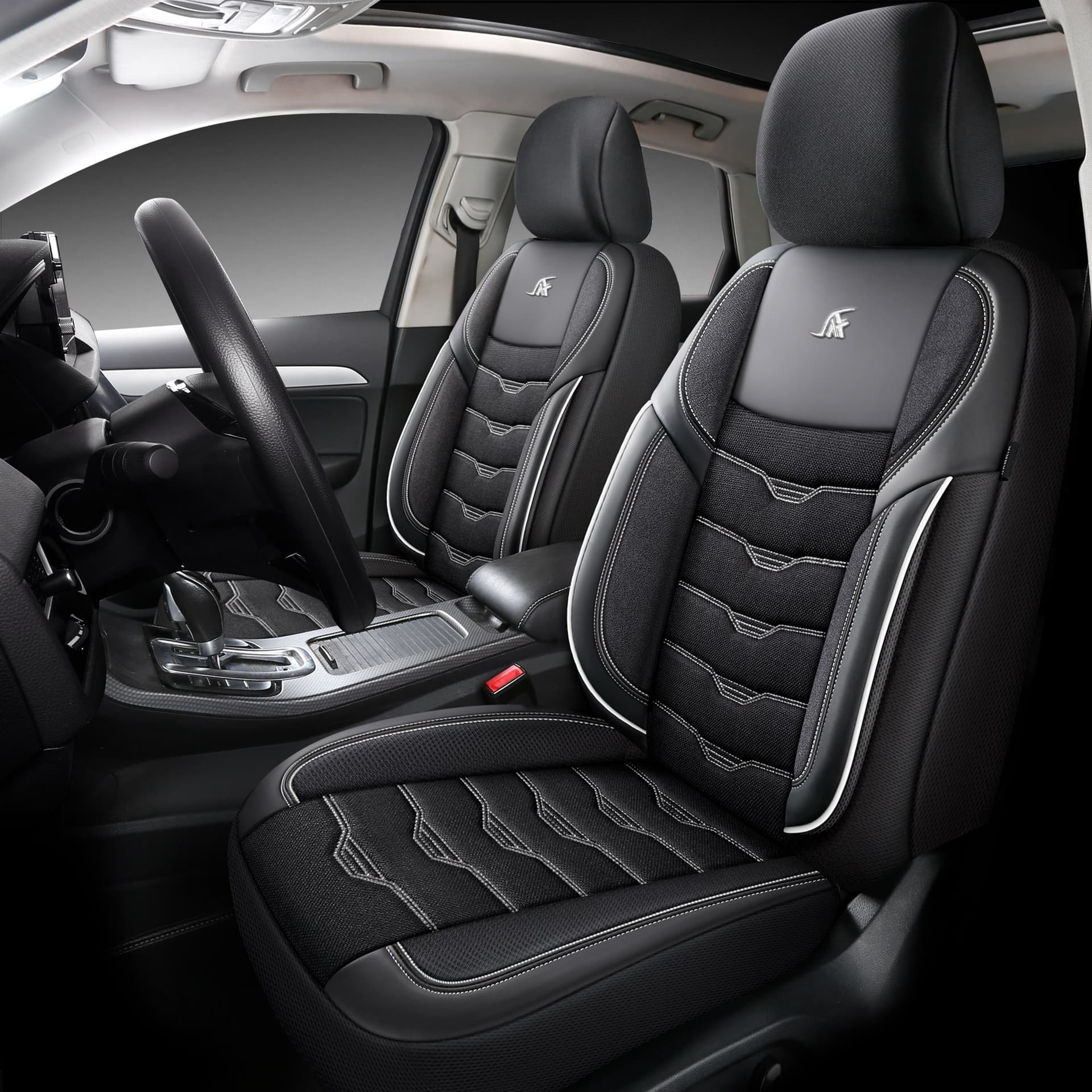 Autostoelhoezen voor Subaru Outback 4 | Complete set of voorstoelen set | AID Serie 14