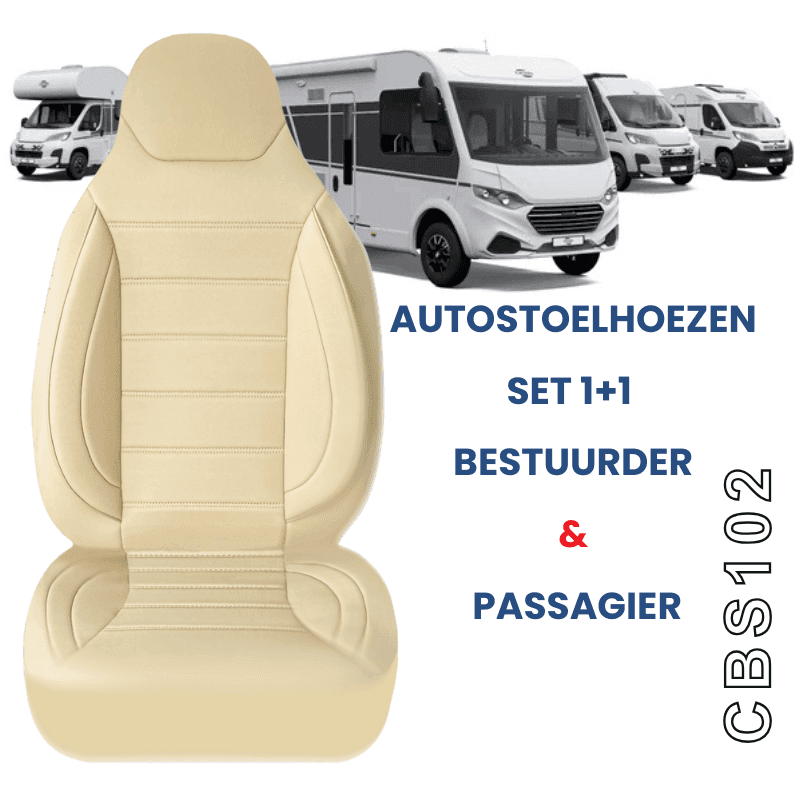 Stoelhoezen voor Peugeot Boxer | Met armleuning hoezen | CBS 5