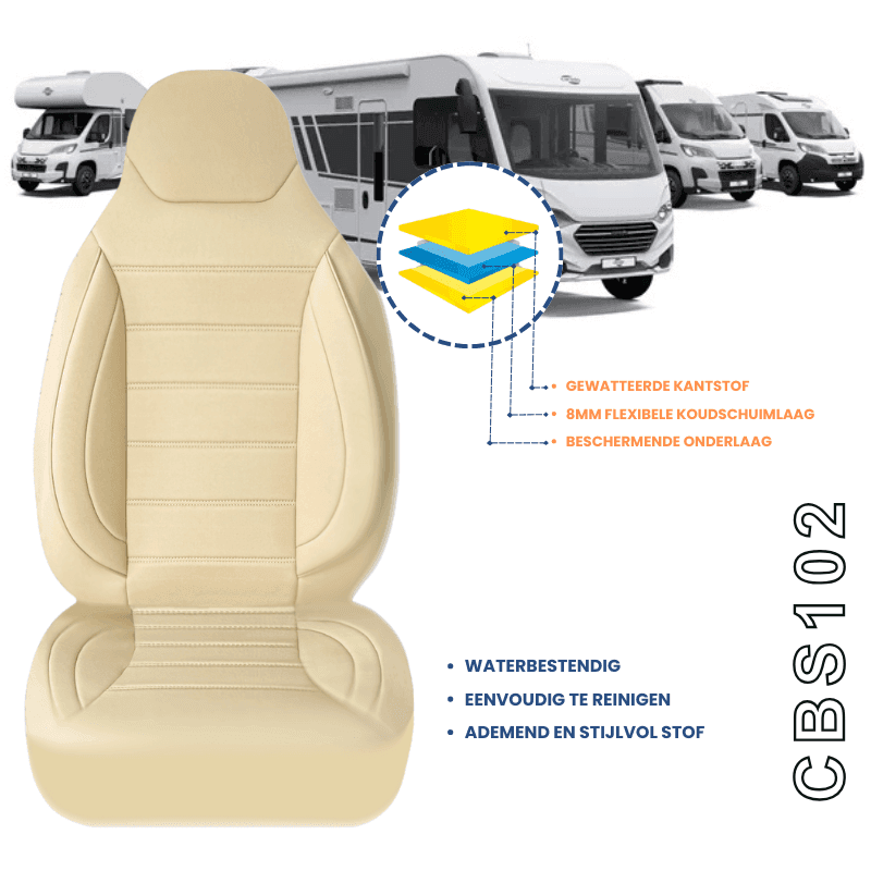 Stoelhoezen voor Ford Transit | Met armleuning hoezen | CBS 6