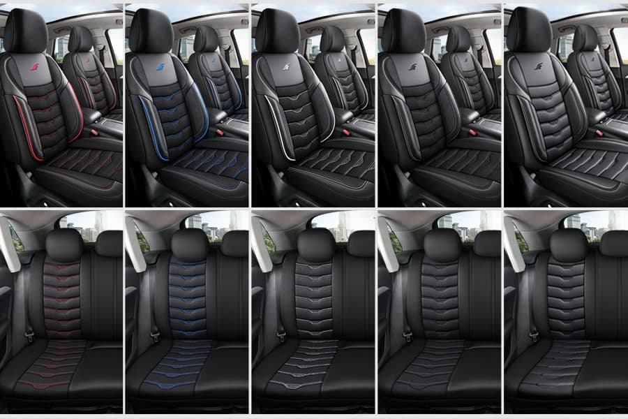 Autostoelhoezen voor Mercedes EQA H243 | Complete set of voorstoelen set | AID Serie