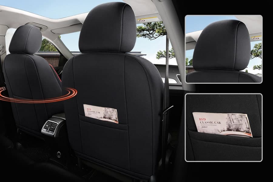 Autostoelhoezen voor Renault Scenic 4 in pasvorm | Complete set of voorstoelen set | AIS Serie 3