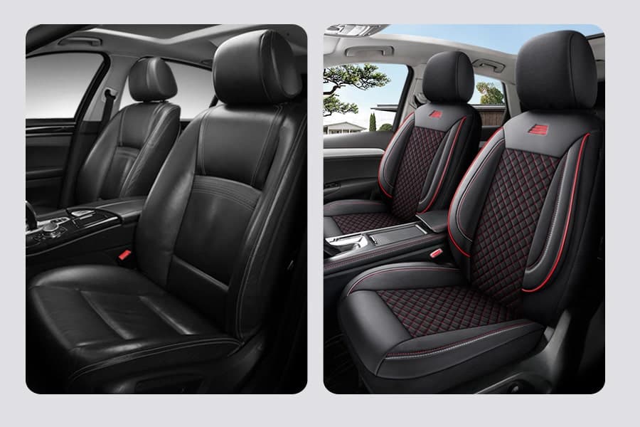 Autostoelhoezen voor BMW X5 E70 in pasvorm | Complete set of voorstoelen set | AIS Serie 4