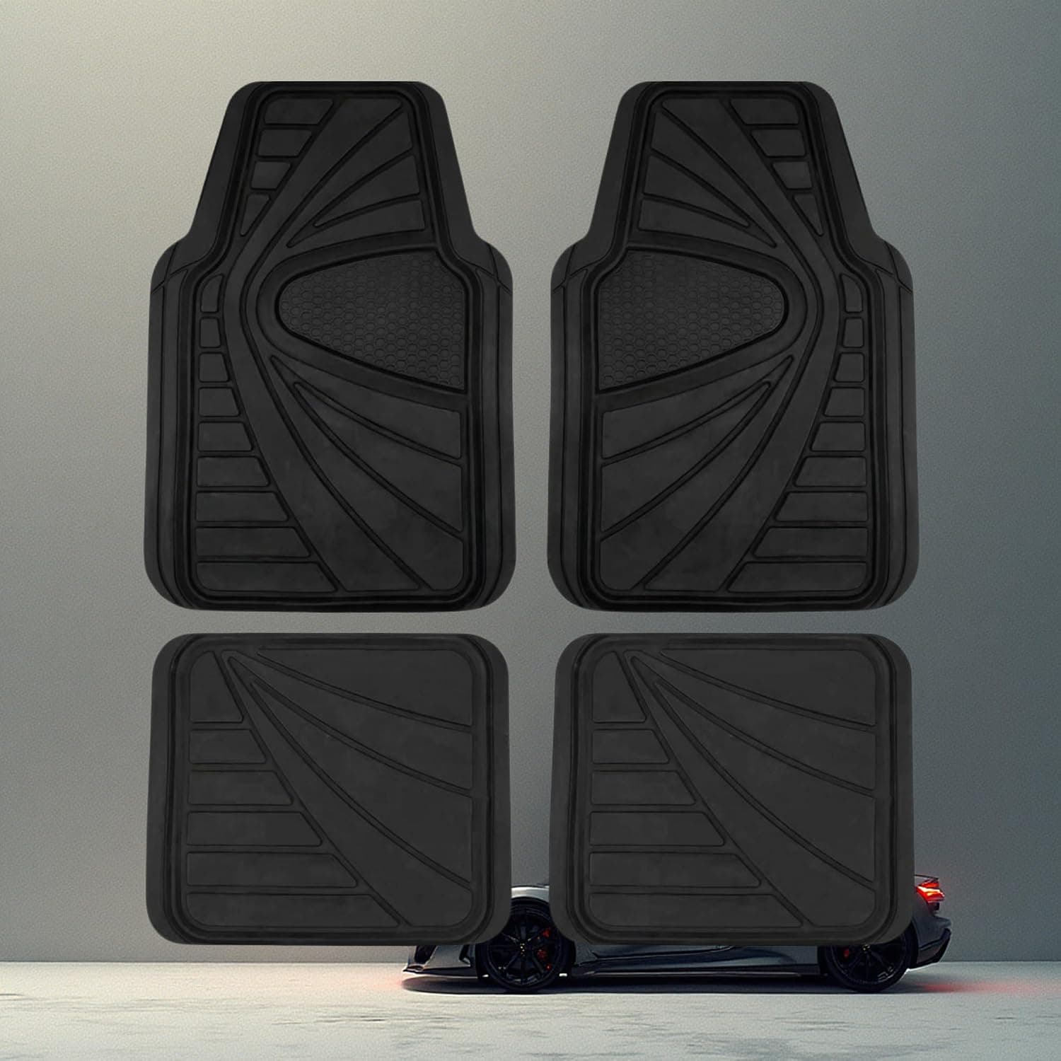 Rubber automatten – set van 4 | R Serie
